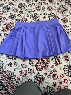 lululemon athletica Purple Pleated Athletic Mini Skirt
